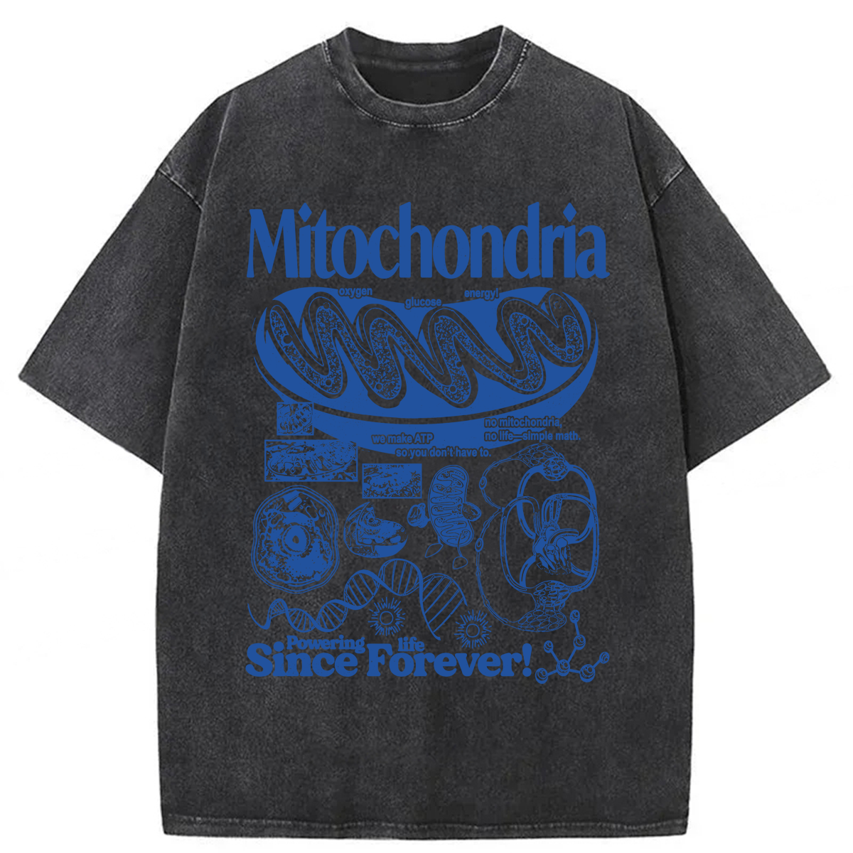 Tokyoviva Mitochondria Vintage Science Washed T-shirt