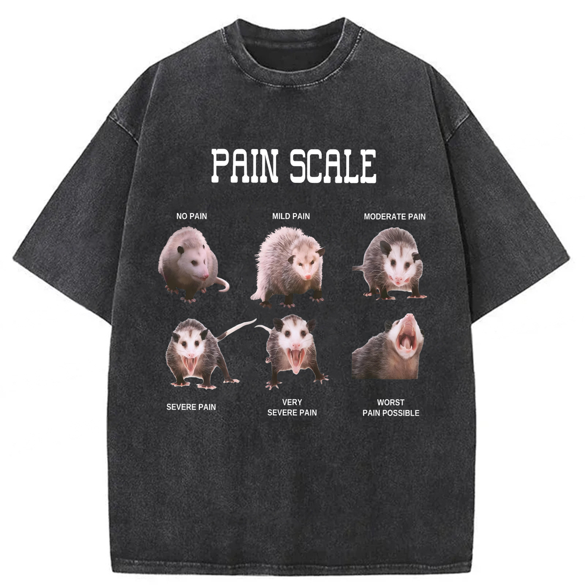 Tokyoviva Nurse Pain Scale Pain Assessment Washed T-shirt