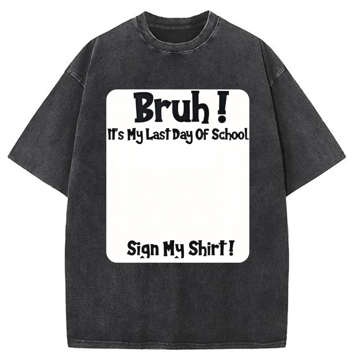 Tokyoviva It’s My Last Day Of School Washed T-shirt