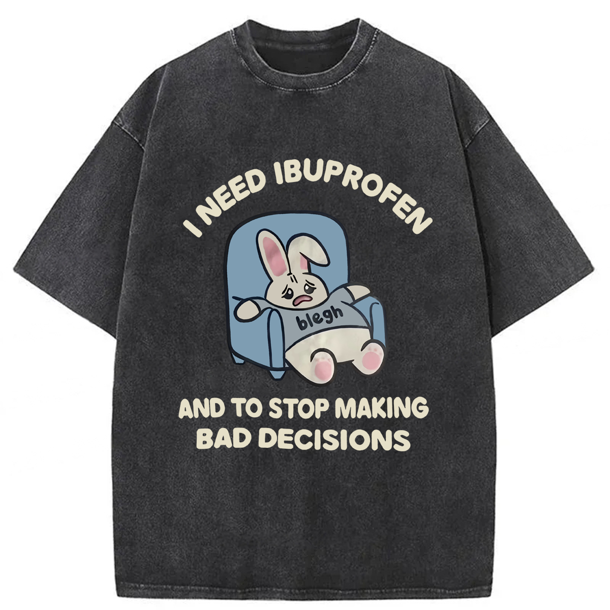 Tokyoviva I Need Ibuprofen Washed T-shirt