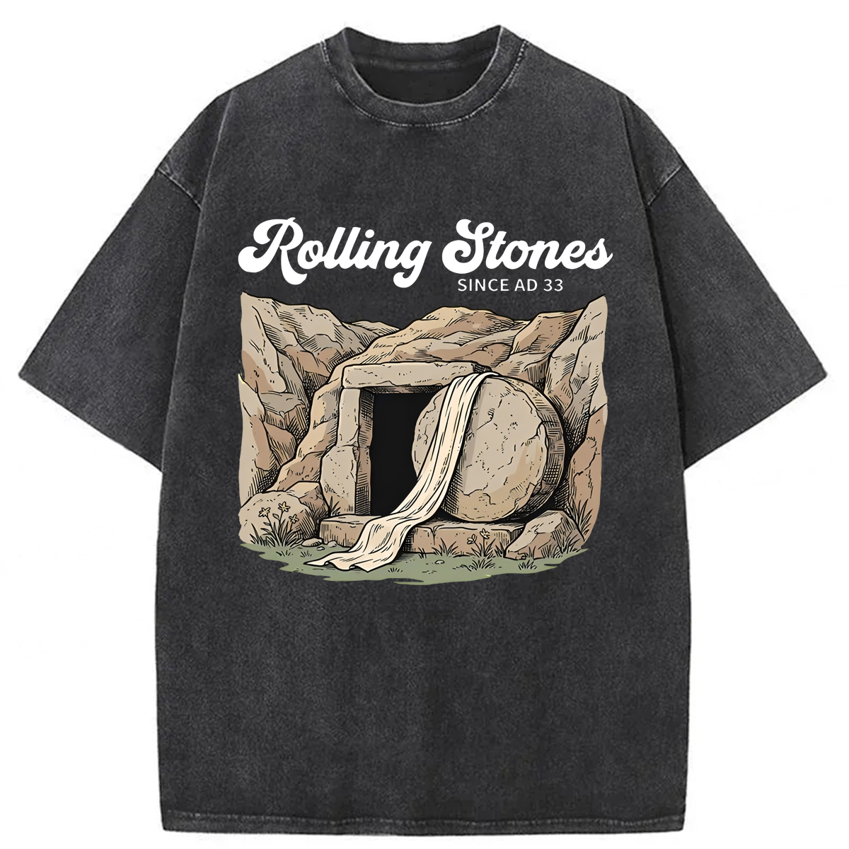 Tokyoviva Rolling Stones Since AD 33 Washed T-shirt