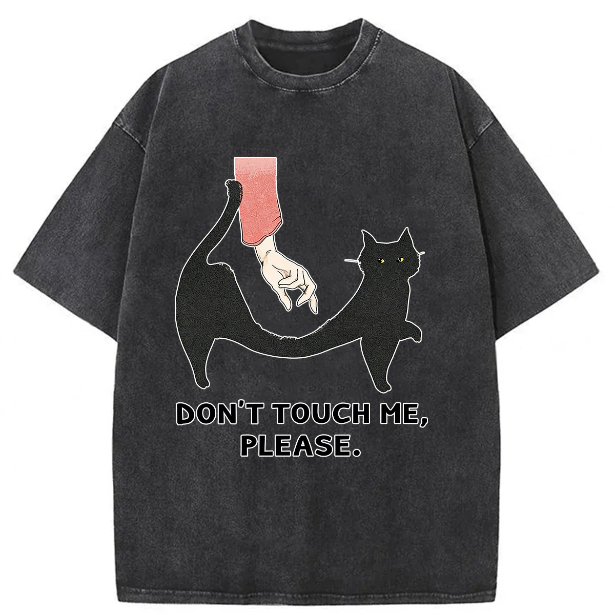 Tokyoviva Do Not Touch Me Washed T-shirt