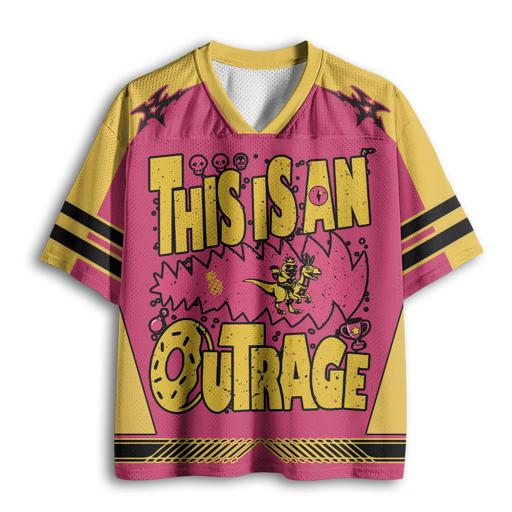 Tokyoviva THIS IS AN OUTRAGE Mesh Jersey