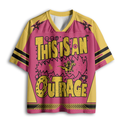 Baddiecat THIS IS AN OUTRAGE Mesh Jersey