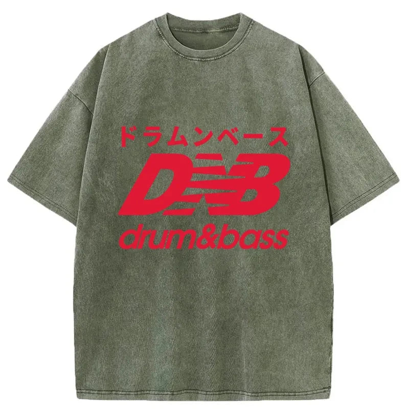 Drum And Bass Japan Washed T-Shirt