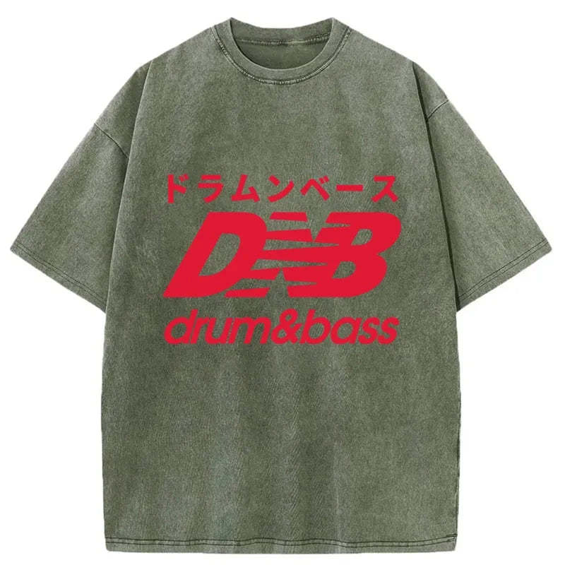 Drum And Bass Japan Washed T-Shirt