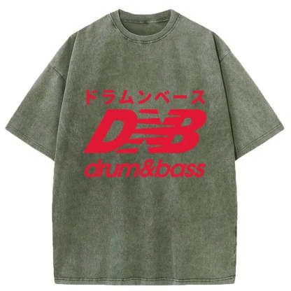 Drum And Bass Japan Washed T-Shirt