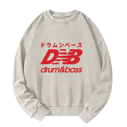 Drum And Bass Japan Washed Sweatshirt