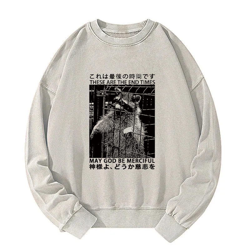 May God Be Merciful Washed Sweatshirt
