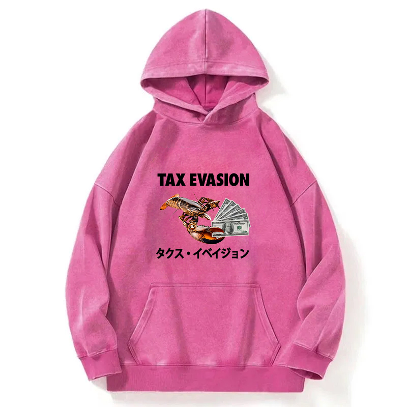 Tux Evasion Funny Washed Hoodie