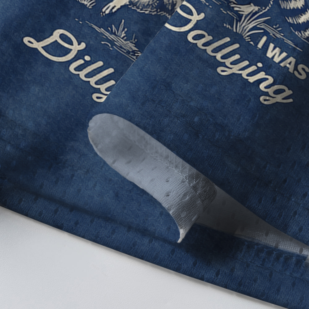 Baddiecat Sorry I Am Late Raccoon Mesh Jersey