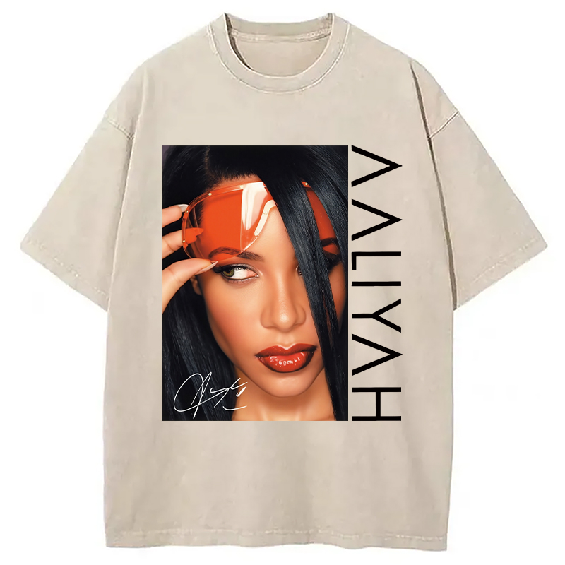 Aaliyah Vintage Washed T-Shirt