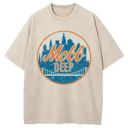 Mobb Deep Queens New York Vintage Washed T-Shirt
