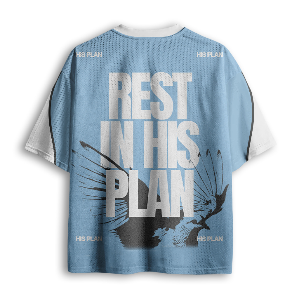 Baddiecat Rest In His Plan Mesh Jersey