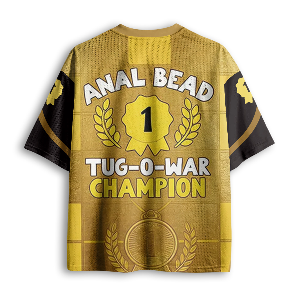 Baddiecat Anal Bead Tug-O-War Champion Mesh Jersey