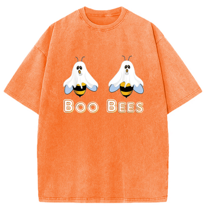 Cute Funny Boobees Halloween Washed T-Shirt