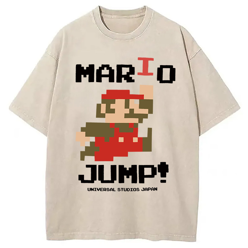 Nintendo Mario Jump Washed T-Shirt