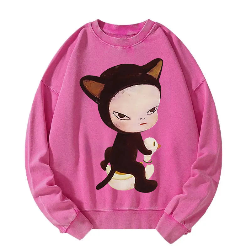 Yoshitomo Nara Washed Sweatshirt