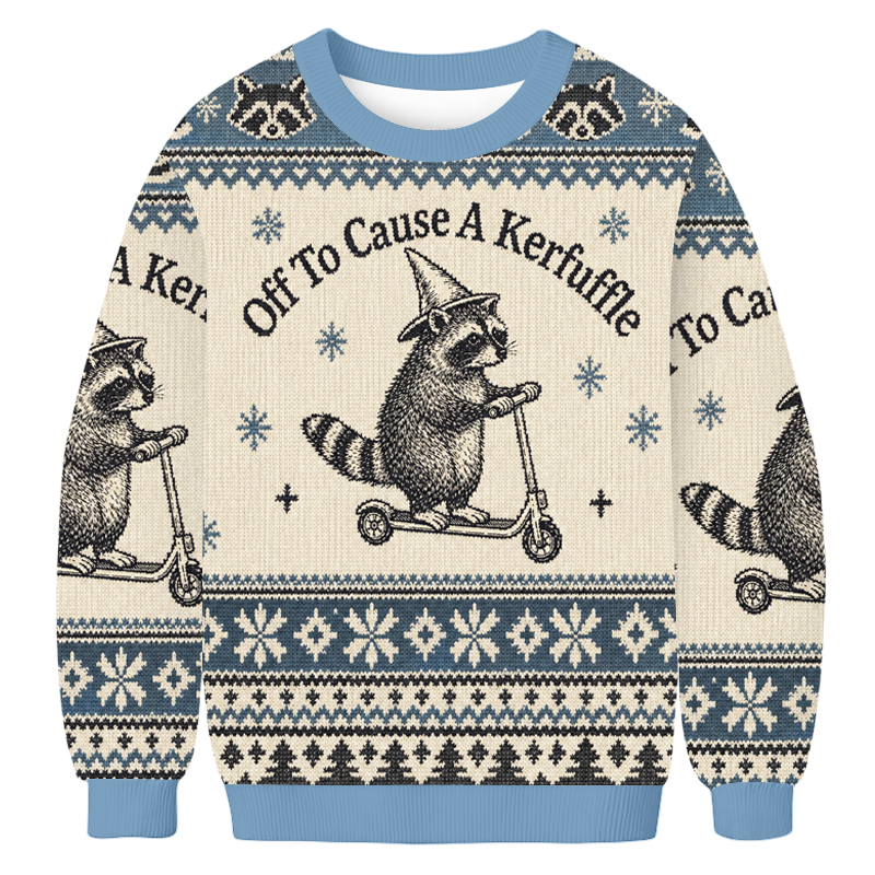 Baddiecat Off To Cause A Kerfuffle Ugly Sweatshirt