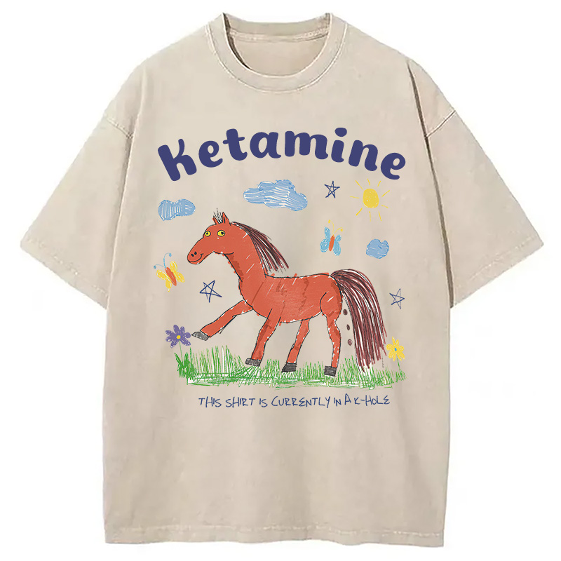 I Do Ketamine Washed T-Shirt