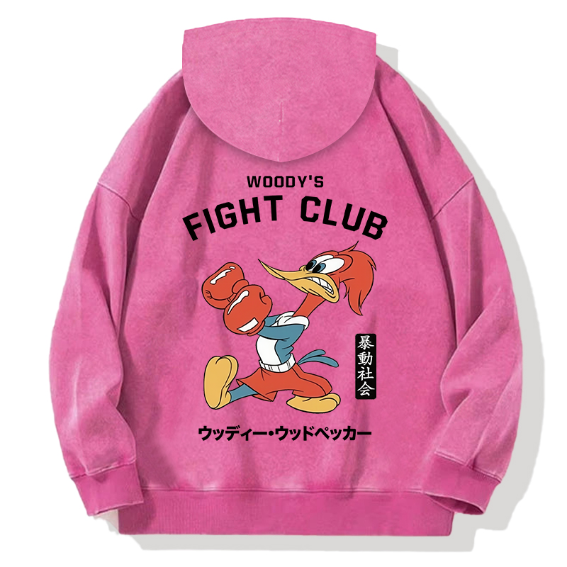 Fight Club Back Washed Hoodie