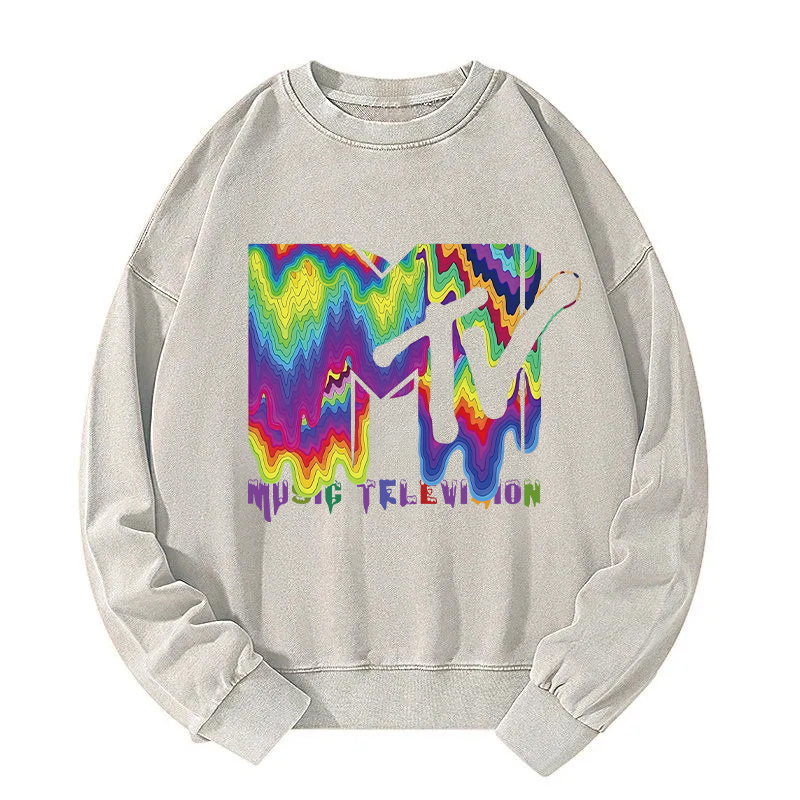 Music Television Washed Sweatshirt