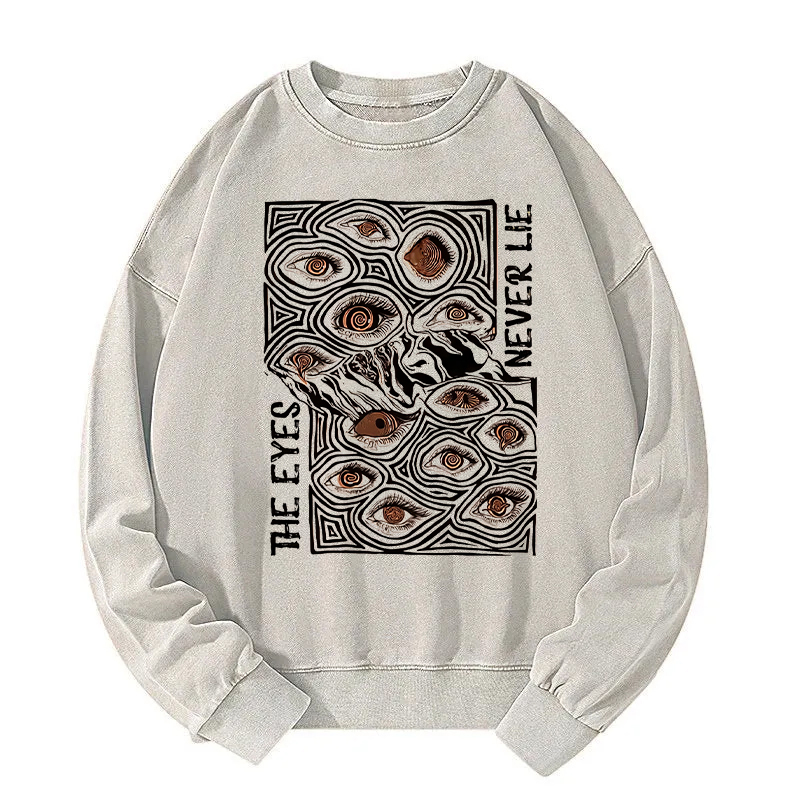 Behind The Eyes Washed Sweatshirt