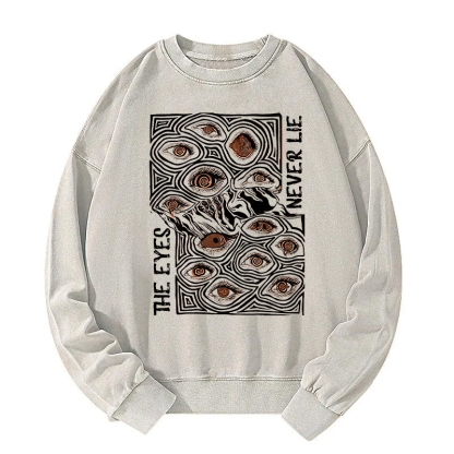 Behind The Eyes Washed Sweatshirt