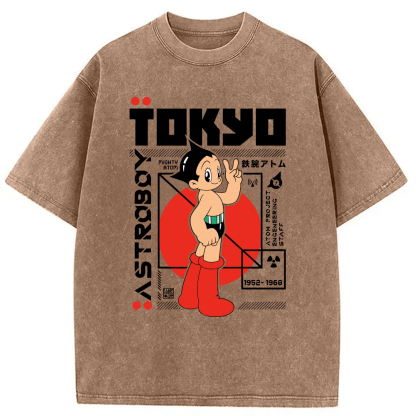 Astro Boy Japanese Washed T-Shirt