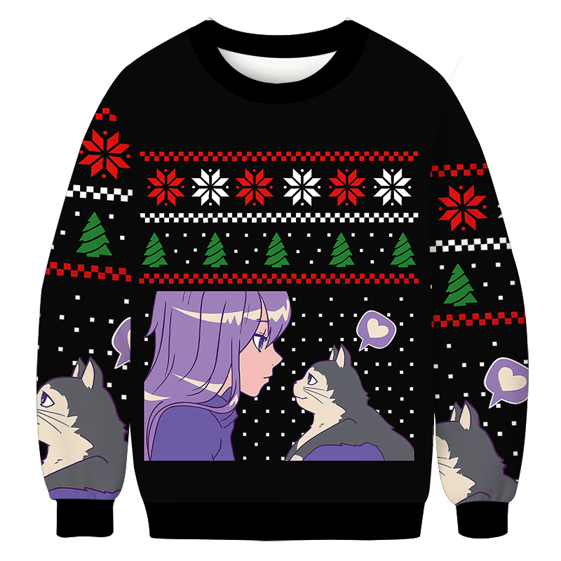 Best Company Cat Christmas Ugly Sweatshirts