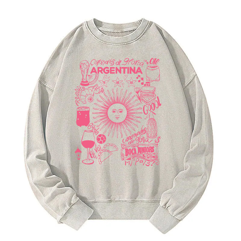 Argentina Vintage Washed Sweatshirt