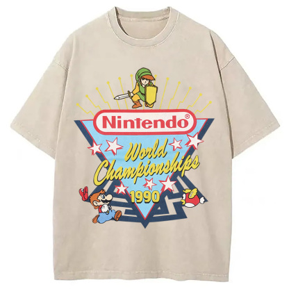 90s Nintendo World Championship Washed T-Shirt