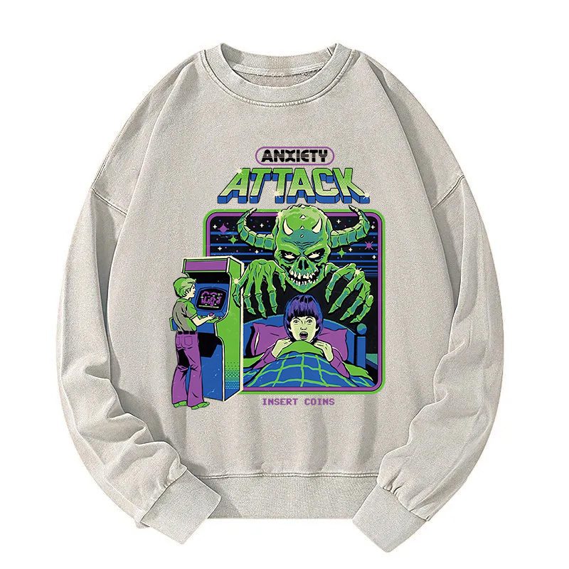 Anxiety Attack Washed Sweatshirt