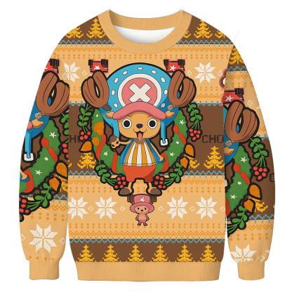 Tony Chopper One Piece Christmas Ugly Sweatshirt