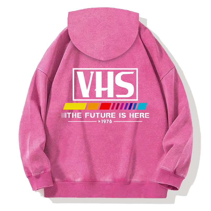 VHS 1976 Vintage Back Washed Hoodie