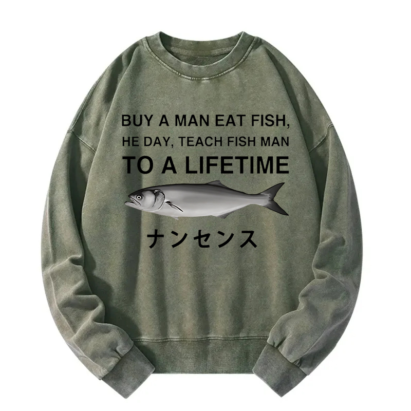 Funny To A Lifetime Washed Sweatshirt