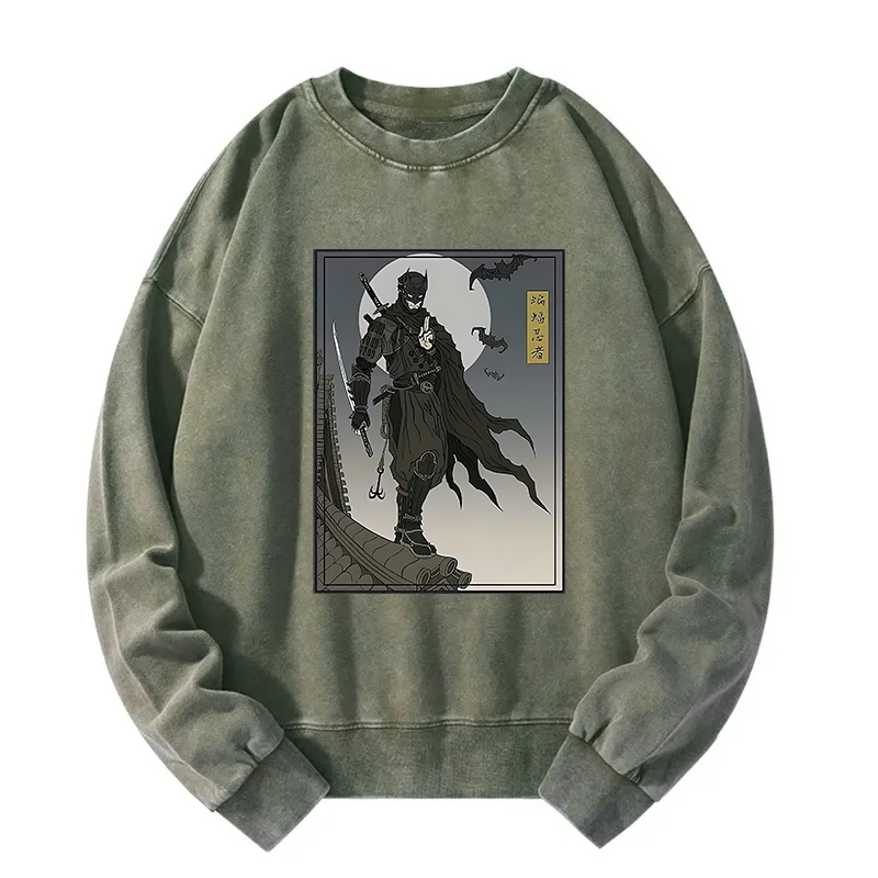 Japanese Batman Ninja Washed Sweatshirt