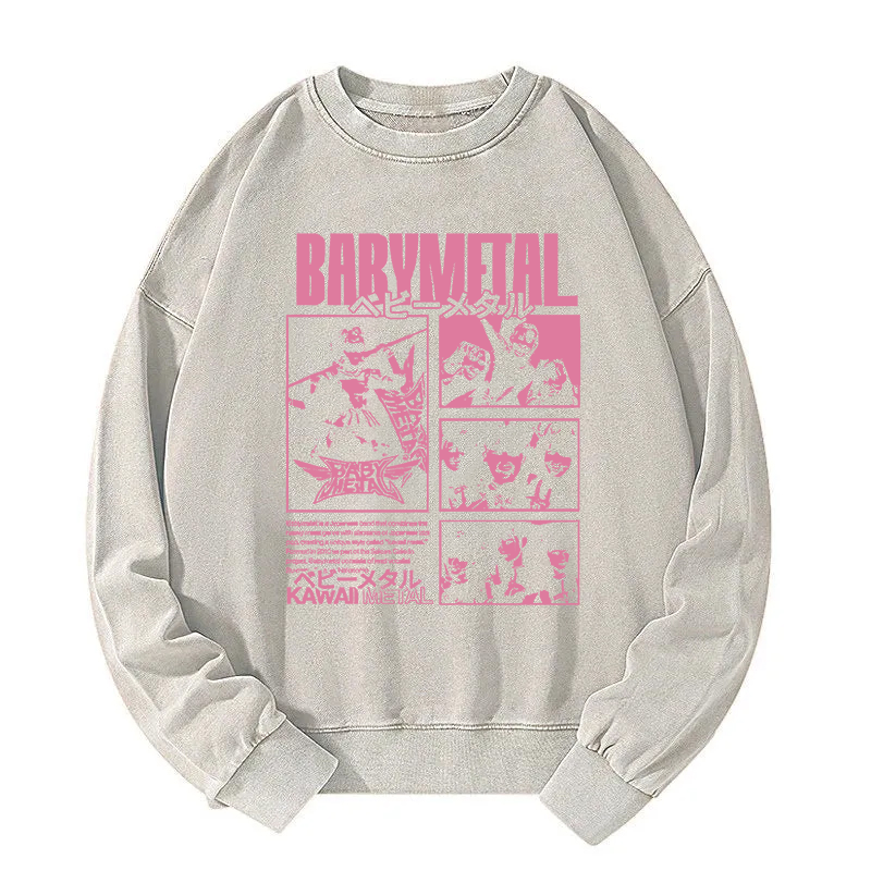 BABYMETAL Merch Washed Sweatshirt
