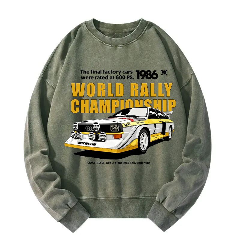 1986 World Rally Championship Washed Sweatshirt