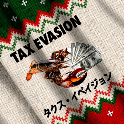 TAX EVASION Lobster Fun Christmas Ugly Sweatshirt