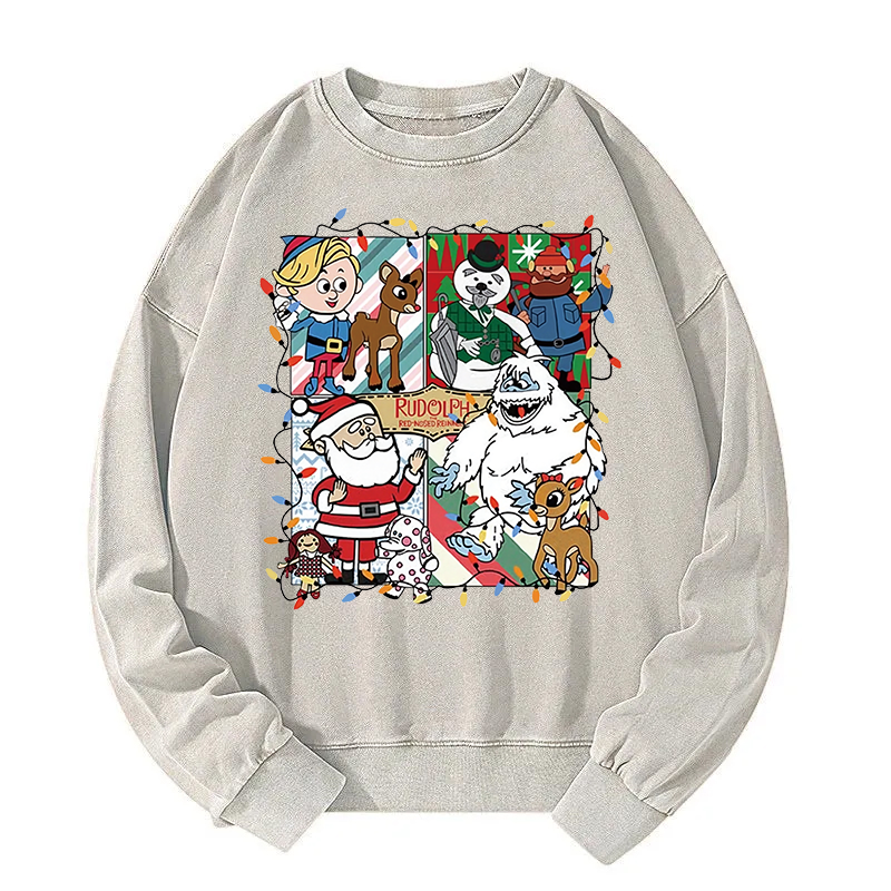 Cozy Christmas Washed Sweatshirt