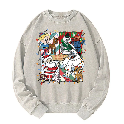 Cozy Christmas Washed Sweatshirt