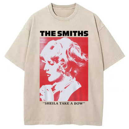 The Smiths Sheila Take A Bow Meme Washed T-Shirt