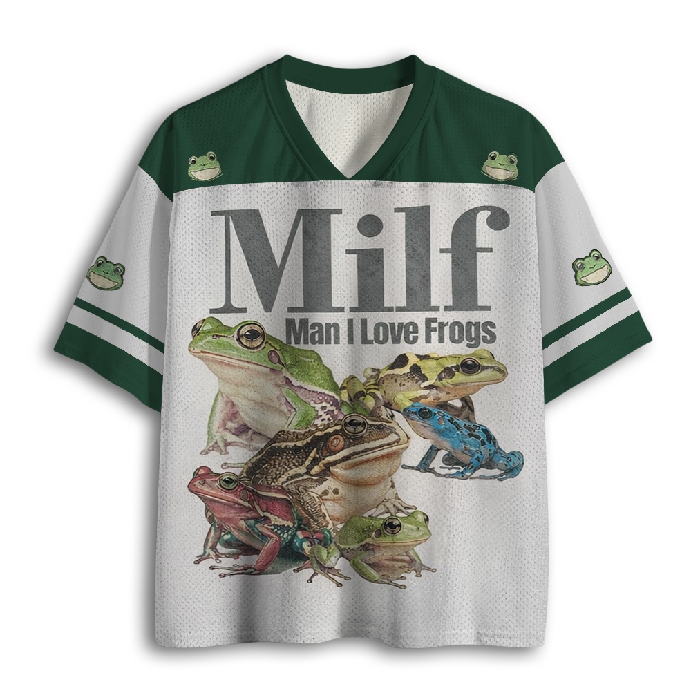 Tokyoviva Man I Love Frogs Mesh Jersey