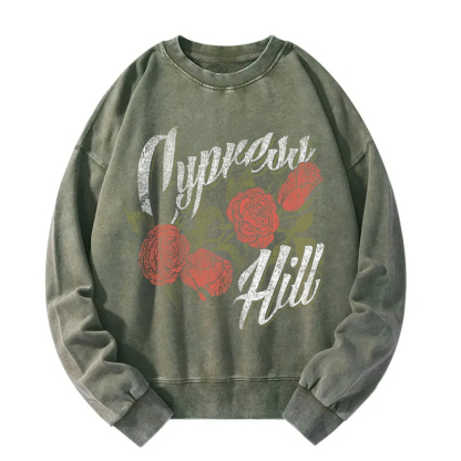 Thorn Rose Washed Sweatshirt