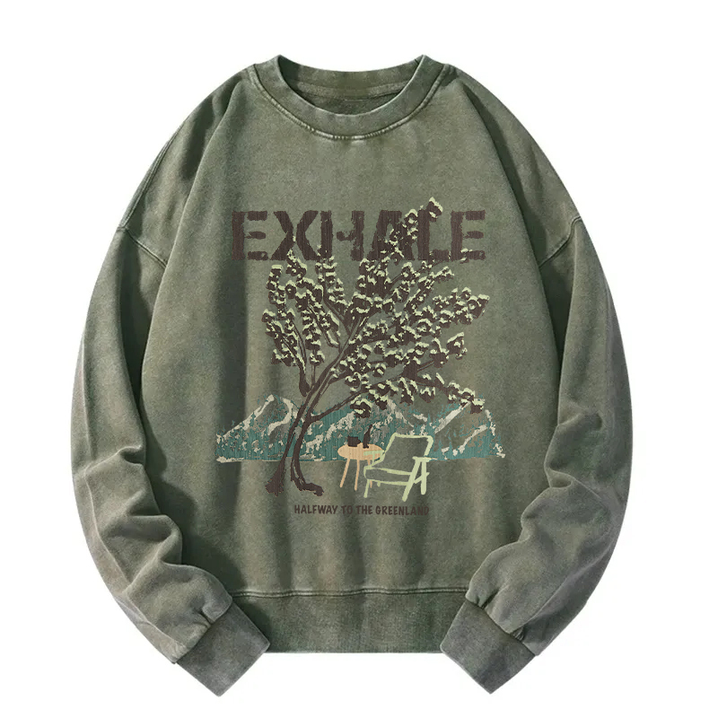 Exhale Greenland Washed Sweatshirt