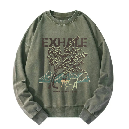 Exhale Greenland Washed Sweatshirt