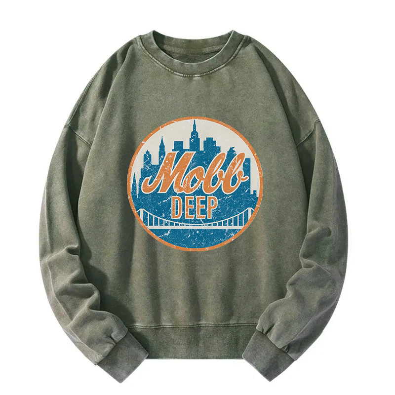 Mobb Deep Queens New York Vintage Washed Sweatshirt