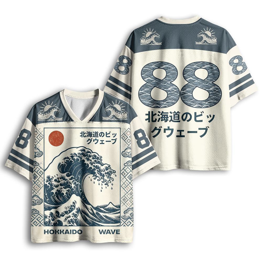 Tokyoviva Hokkaido Illustrations Mesh Jersey
