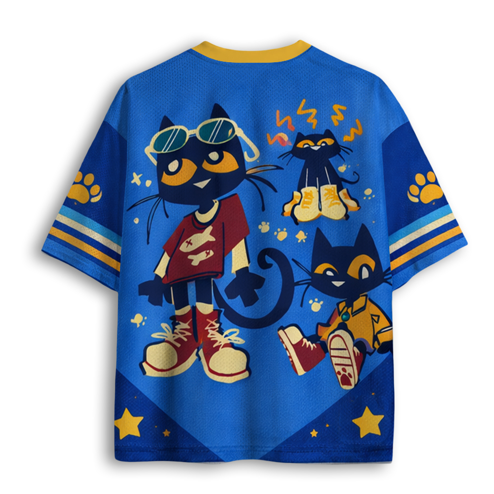 Baddiecat Pete The Cat Mesh Jersey